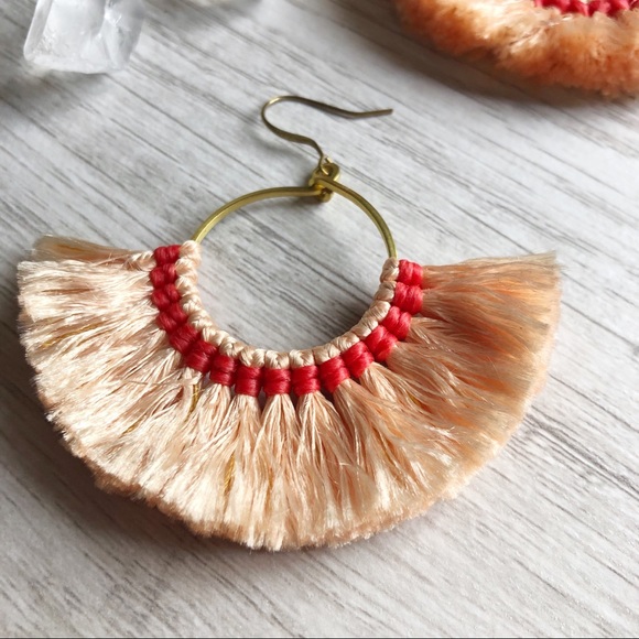 Fringe and tassel earnings NWOT - Picture 2 of 5